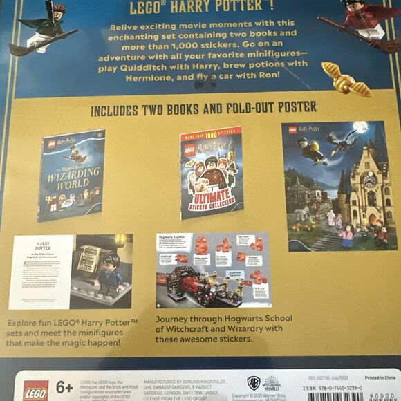 Lego Harry Potter Magical Companion To The Wizarding World + Stickers New Sealed - Picture 3 of 4